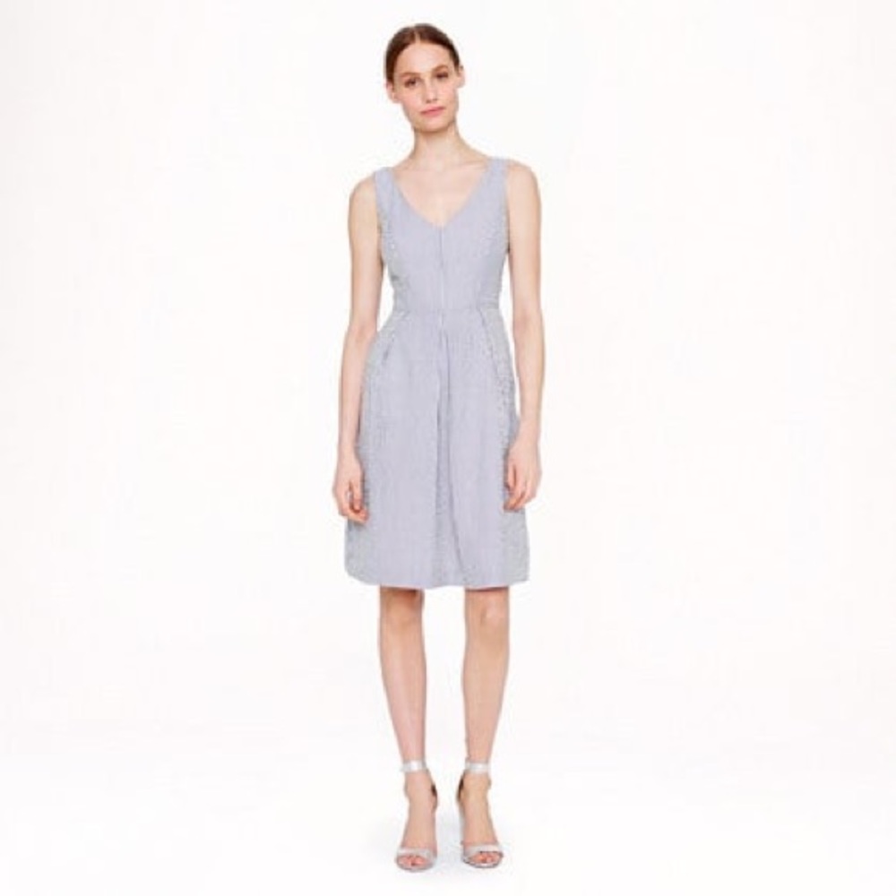 J Crew seersucker Dress